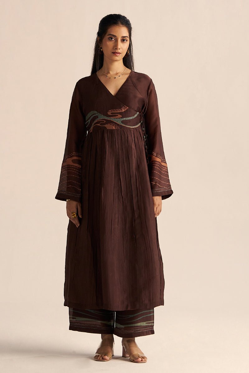 Dark Chocolate Silk Co-ord Set