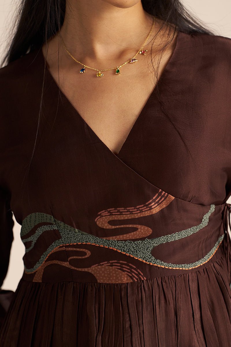 Dark Chocolate Silk Co-ord Set