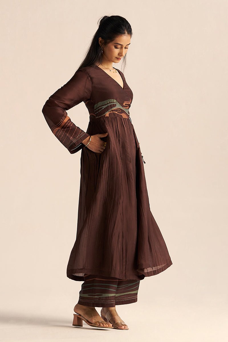 Dark Chocolate Silk Co-ord Set