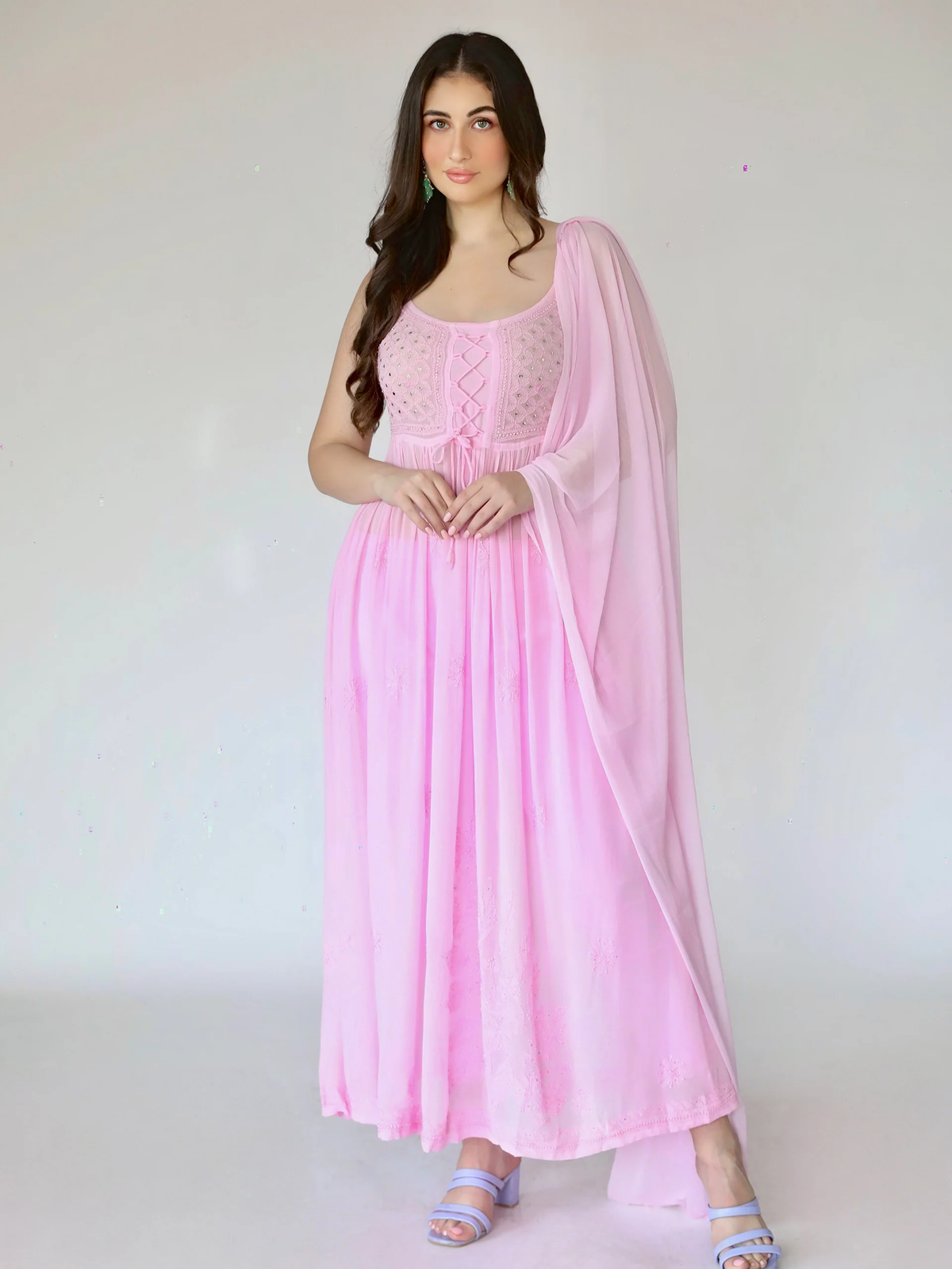 Designer Dress With Dupatta Set