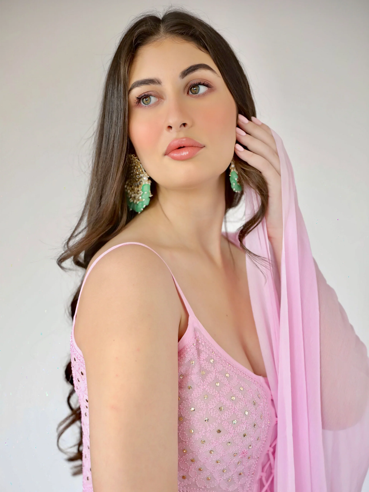 Designer Dress With Dupatta Set