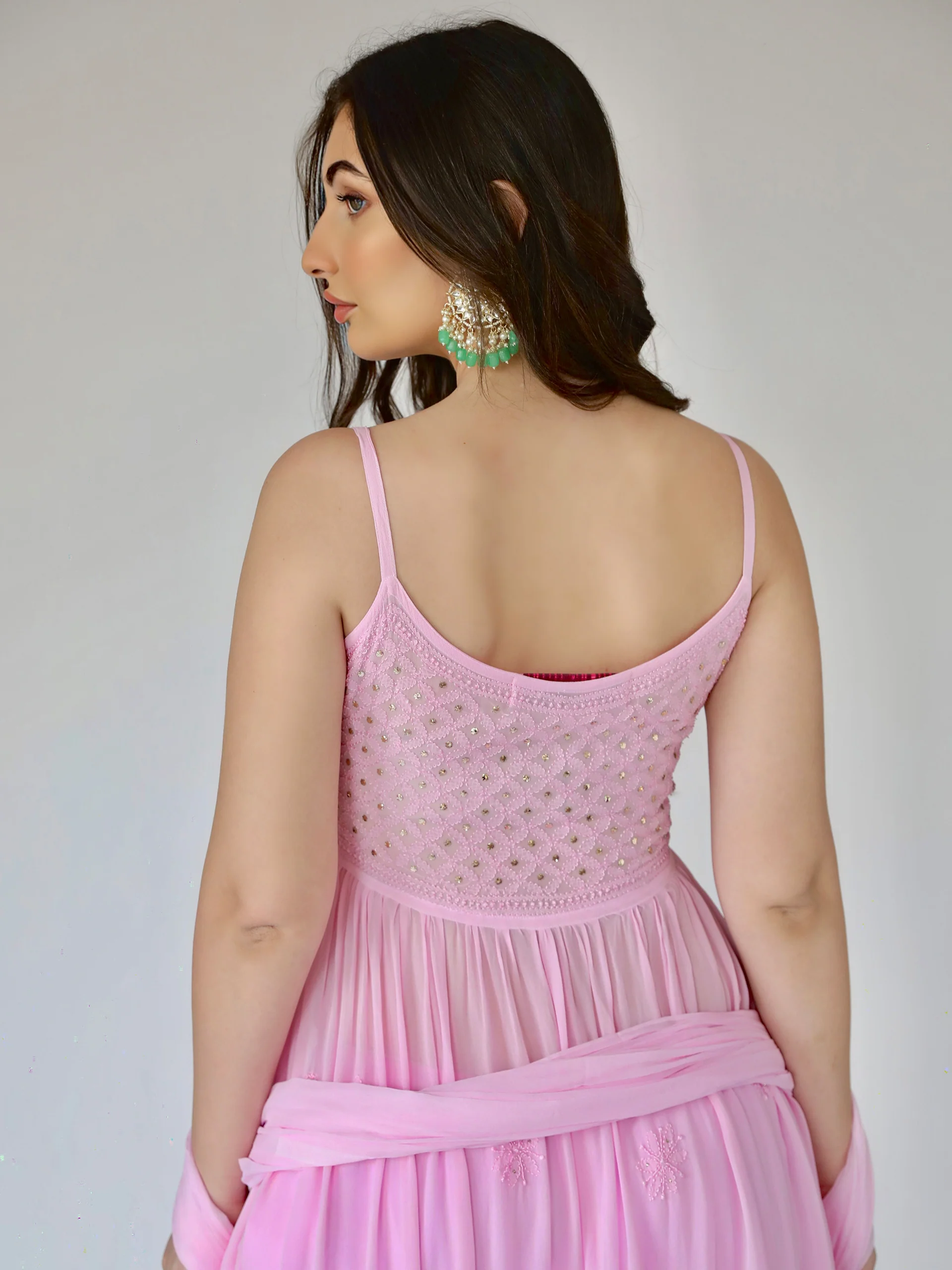 Designer Dress With Dupatta Set