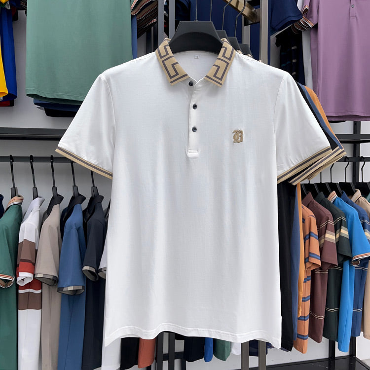 Luxury Imported Polo Tee – Embroidery that Defines Class