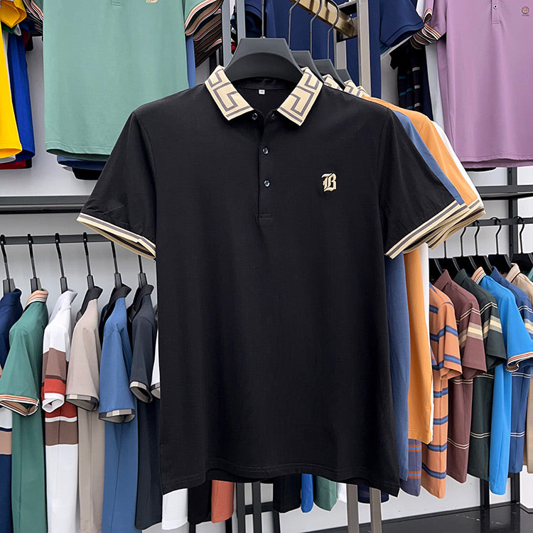 Luxury Imported Polo Tee – Embroidery that Defines Class