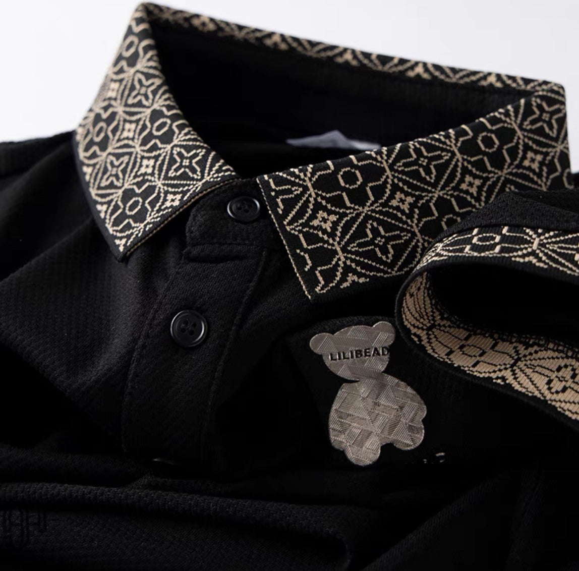 Men's Collar Printed Polo T Shirt Colorful Slim Fit Cool Short Sleeve Top